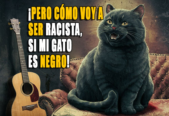 Monólogos y música contra el racismo '¡Pero cómo voy a ser racista su mi gato es negro!'