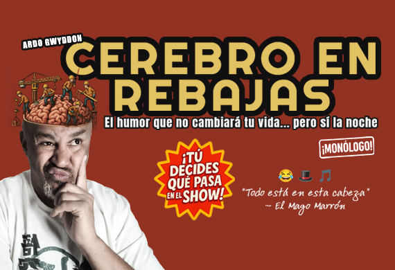 Monólogos, magia o música y todo l oque se puede improvisar 'Cerebro en Rebajas'